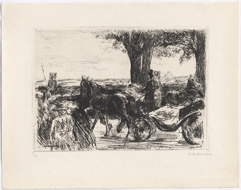 Lot 8069, Auction 127, Liebermann, Max, Korso auf dem Monte Pincio