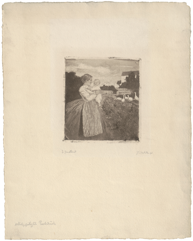 Lot 8091, Auction 127, Orlik, Emil, Vor dem Dorfe