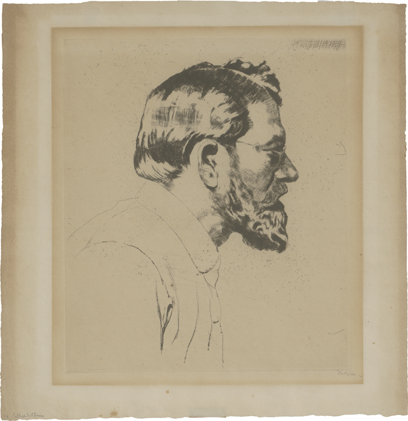 Lot 8095, Auction 127, Orlik, Emil, Selbstbildnis