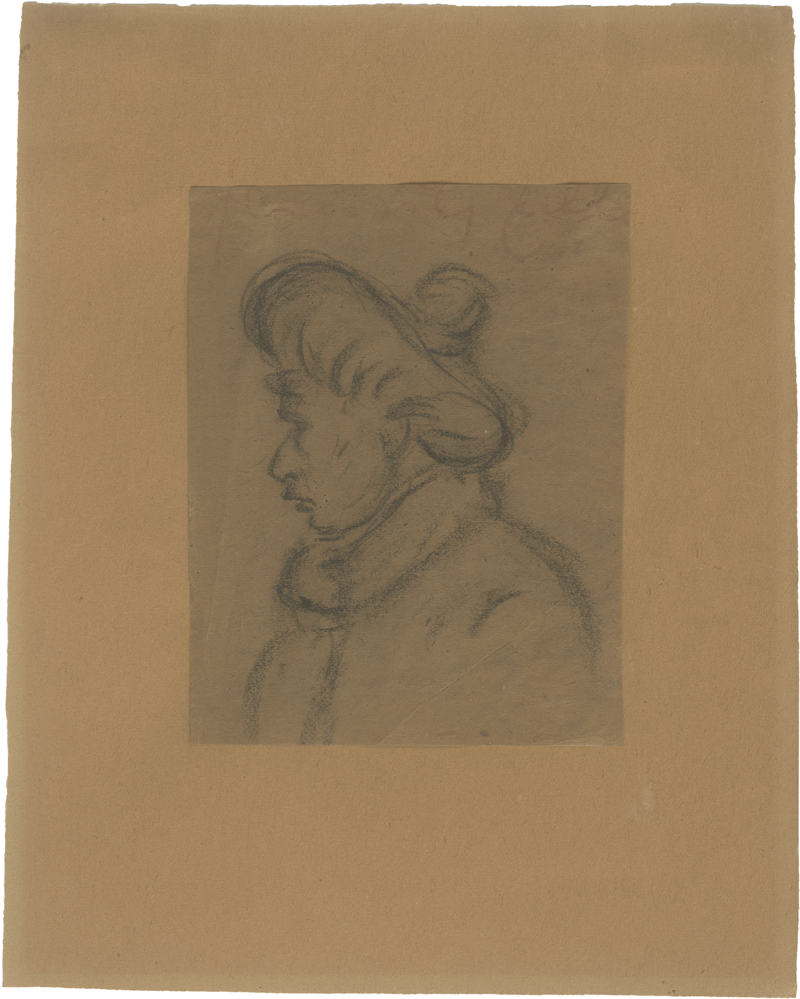 Lot 8138, Auction 127, Zille, Heinrich, Frauenbildnis im Profil nach links