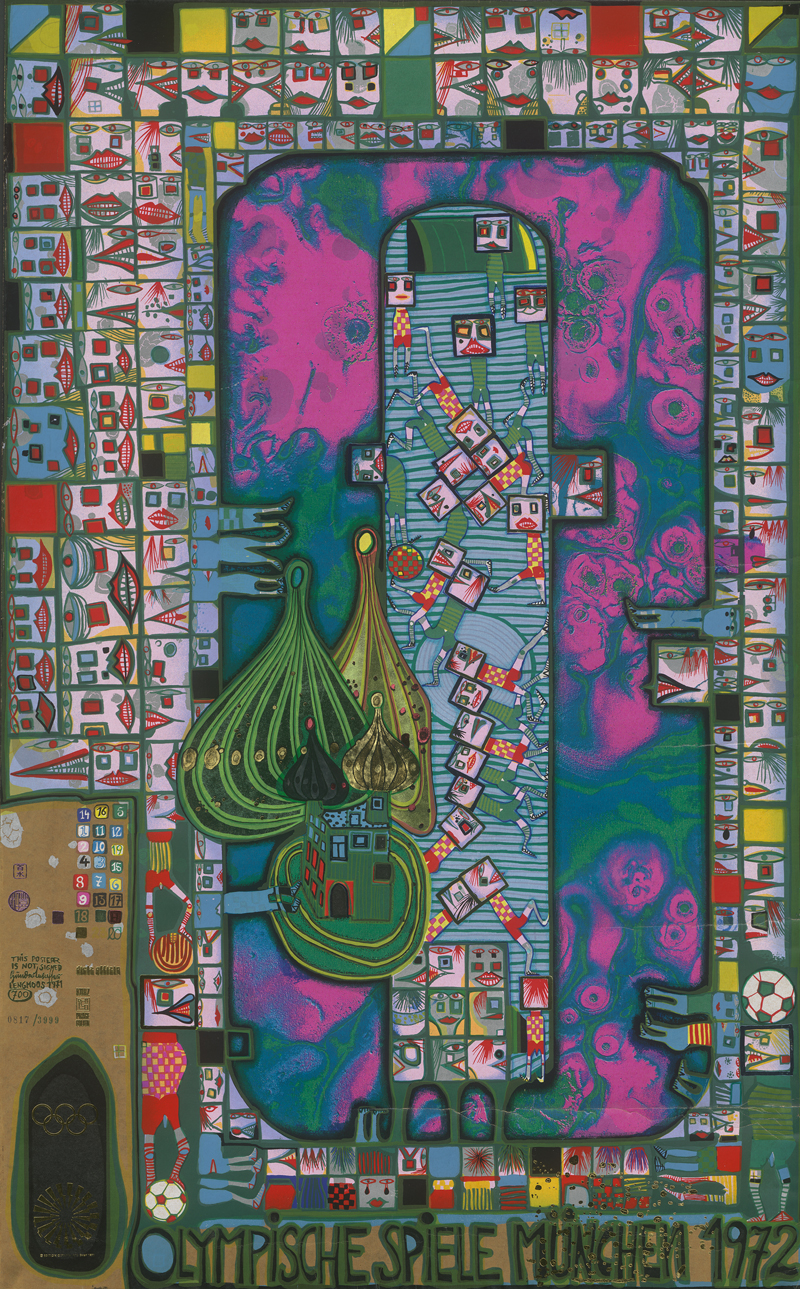 Lot 8235, Auction 127, Hundertwasser, Friedensreich, Olympische Spiele München 1972 (Posterversion)