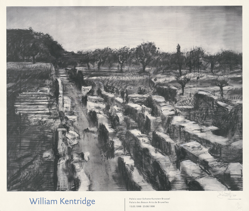 Lot 8242, Auction 127, Kentridge, William, William Kentridge, Paleis voor Schone Kunsten Brussel