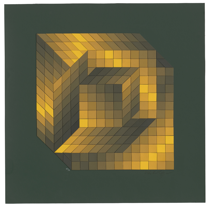 Lot 8309, Auction 127, Vasarely, Victor, Ohne Titel (AXO-44)